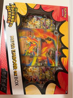 Ascended Heroes Mega Emboar ex Box