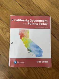 California government and Politics today fifteenth edition by Mona field