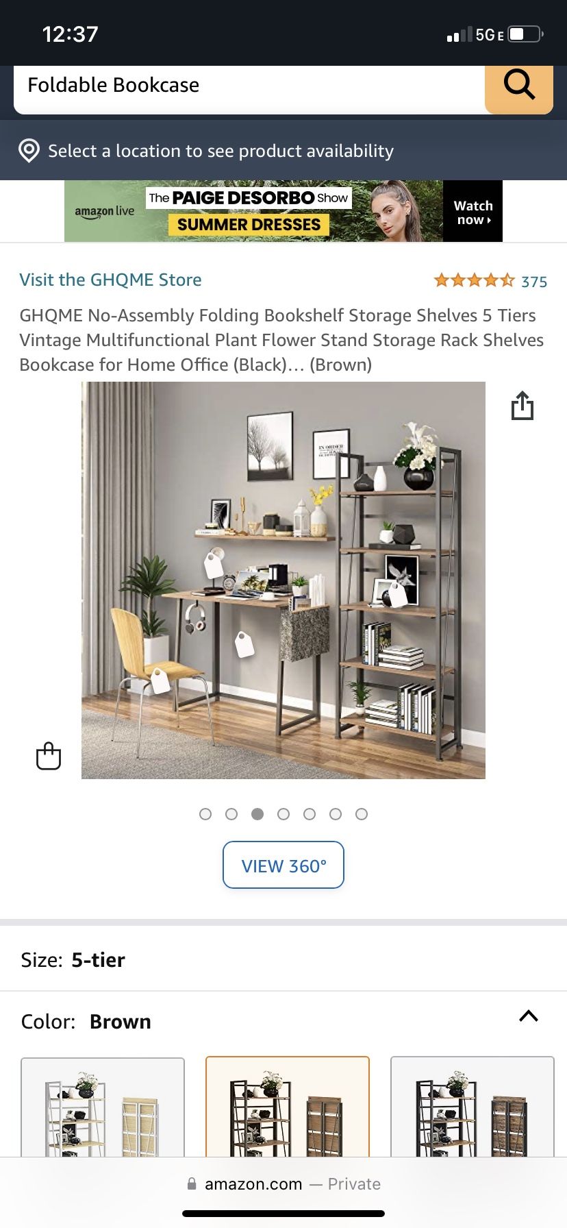 Amazon Bookshelves (2 Bookshelves) 