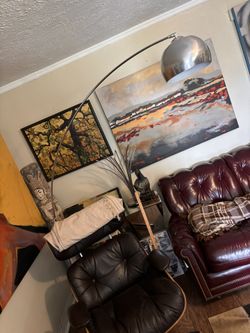 Mid Century Chrome, Arch Lamp