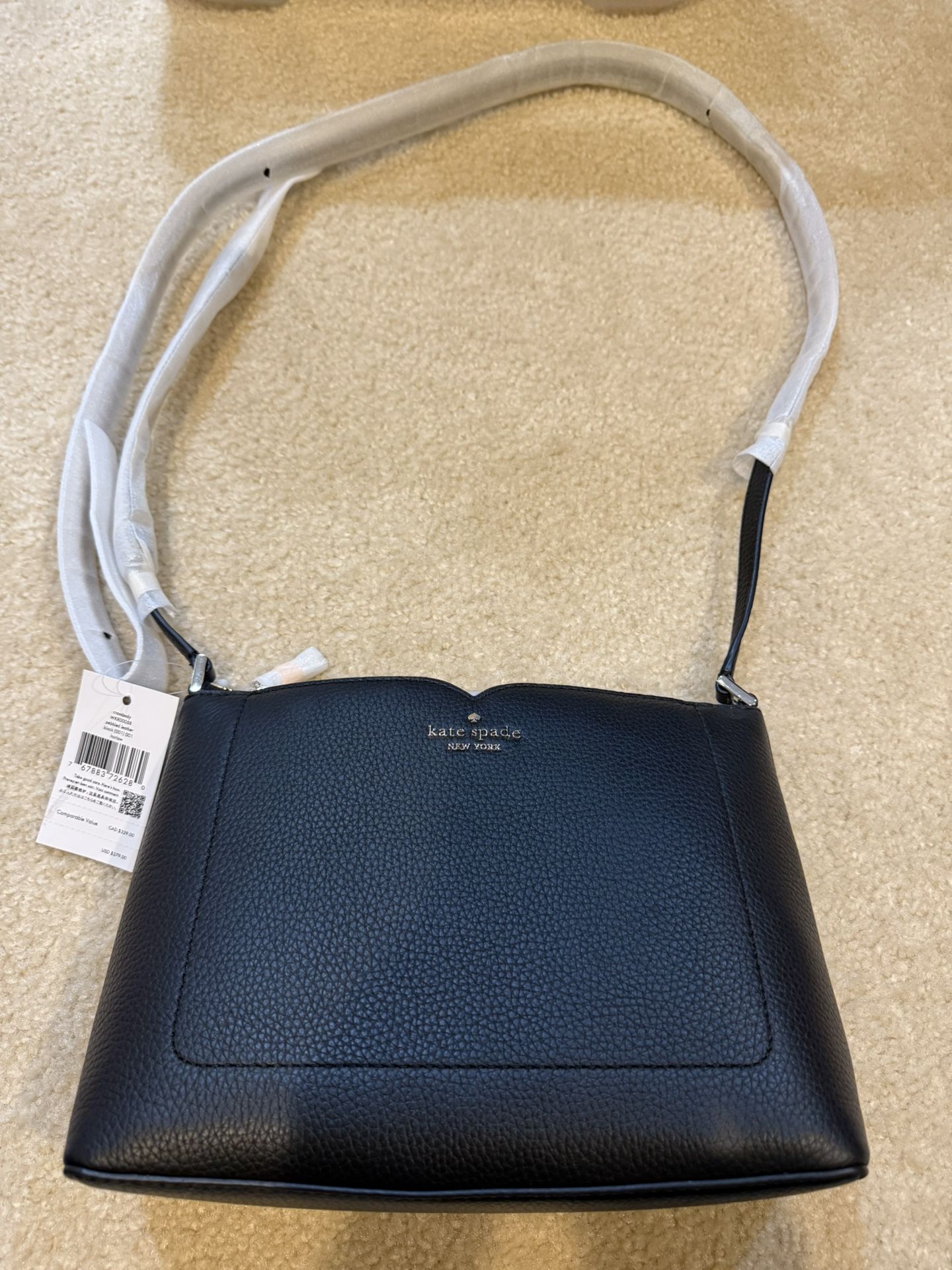 New Kate Spade Black  Crossbody Purse