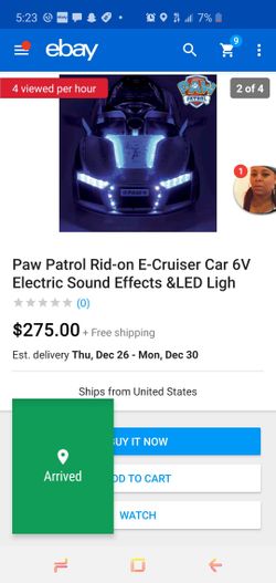 paw patrol e cruiser