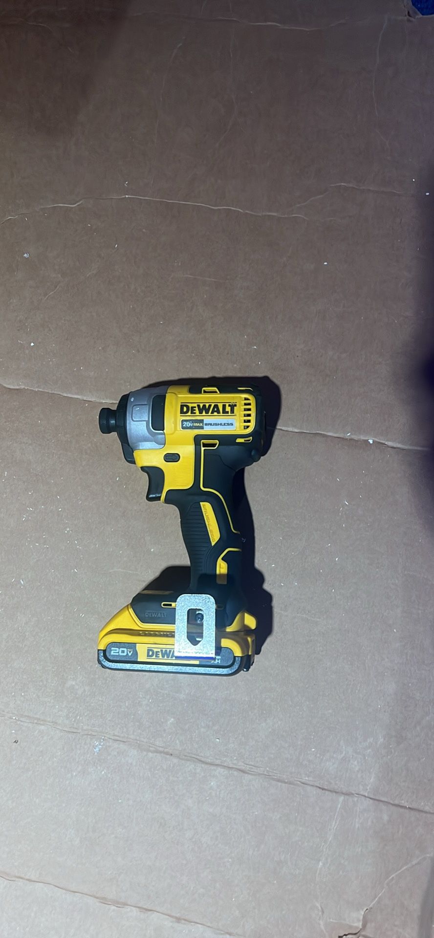 dewalt impact drill with battery 