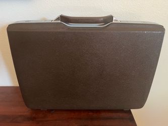 Vintage Brown Samsonite Hard Shell Briefcase