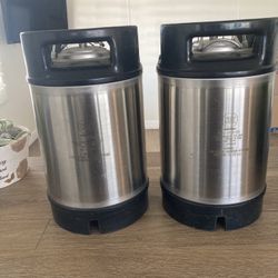 Ball Lock 2.5 Gallon Kegs And Co2 Bottle