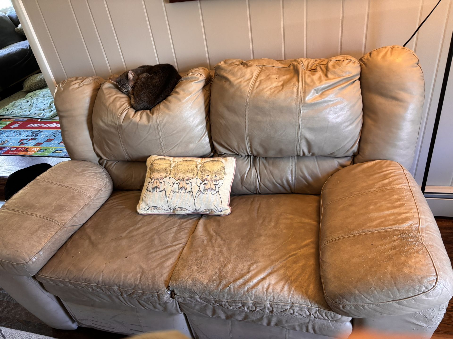 Full Size Couch & Reclining Love Seat