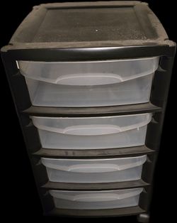4 drawer storage cart