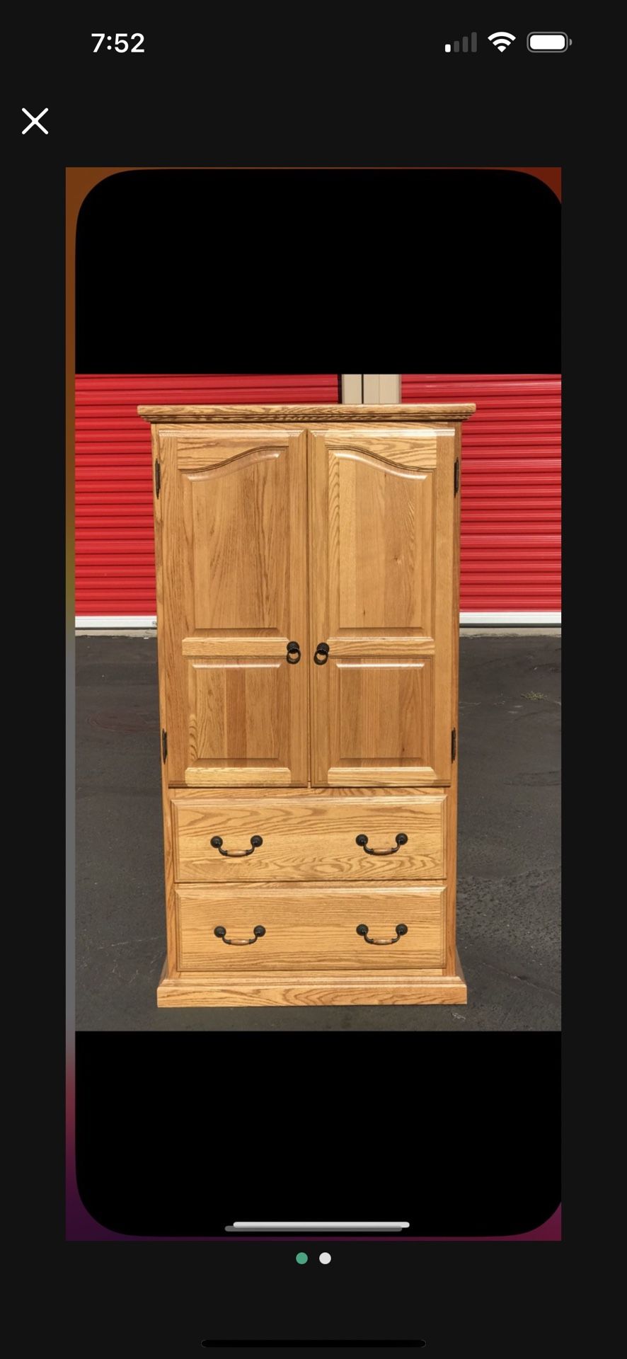 Oak Armoire