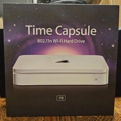 Apple Time Capsule A1254 802.11n Wi-Fi Router 1TB HDD - White 