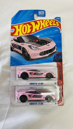 Hot Wheels Pink Corvettes C7 Z06 $5 each