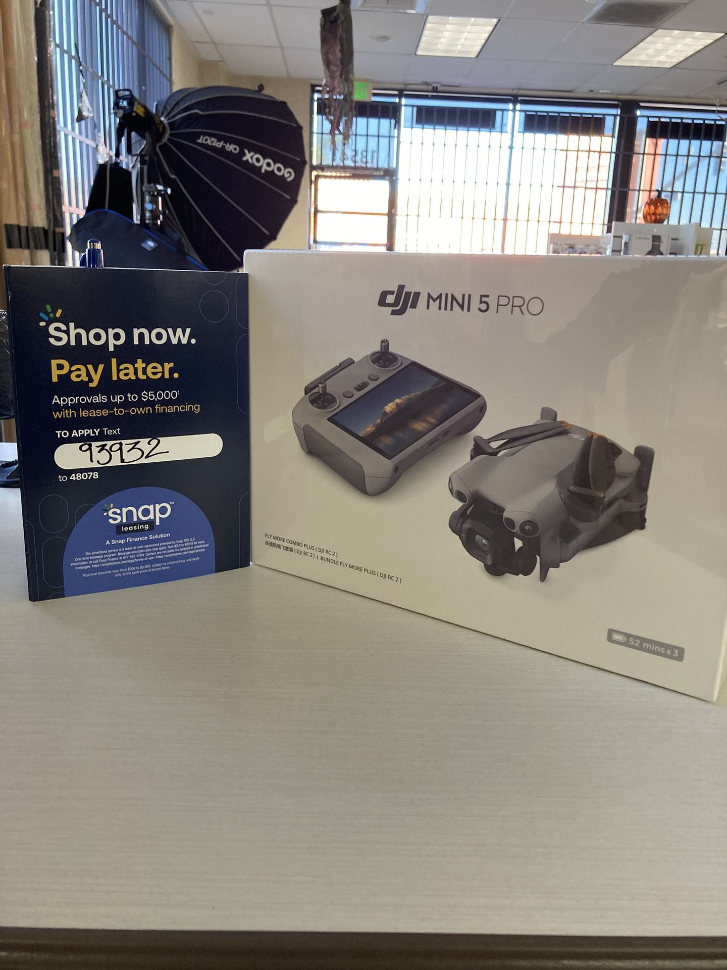 DJI Mini 5 Pro Flymore Combo With Rc2 This Saturday Only At Downey Camera