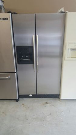 Super clean kitchen aid side by side stainless steel warranty virgils preowned appliances