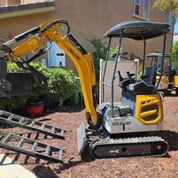 Mini Excavator With Swing Boom 