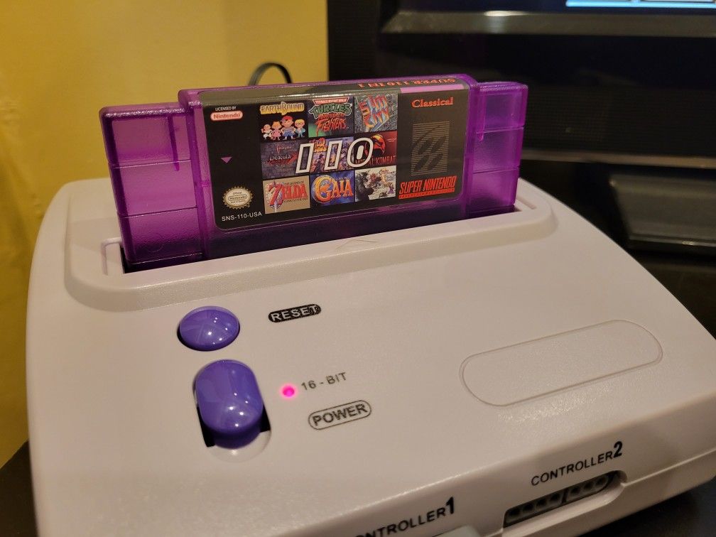 Super Nintendo System Plays All SNES Games