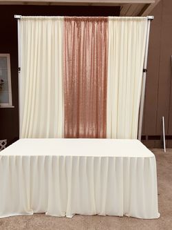 ❤️Backdrop curtains for sale and table cloth ❤️