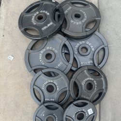 250lbs of Olympic weights firm price