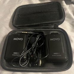 🎤 Movo WMX-1 2.4GHz Wireless Lavalier Microphone System Compatible with DSLR Cameras, Camcorders, iPhone, Android Smartphones, and Tablets