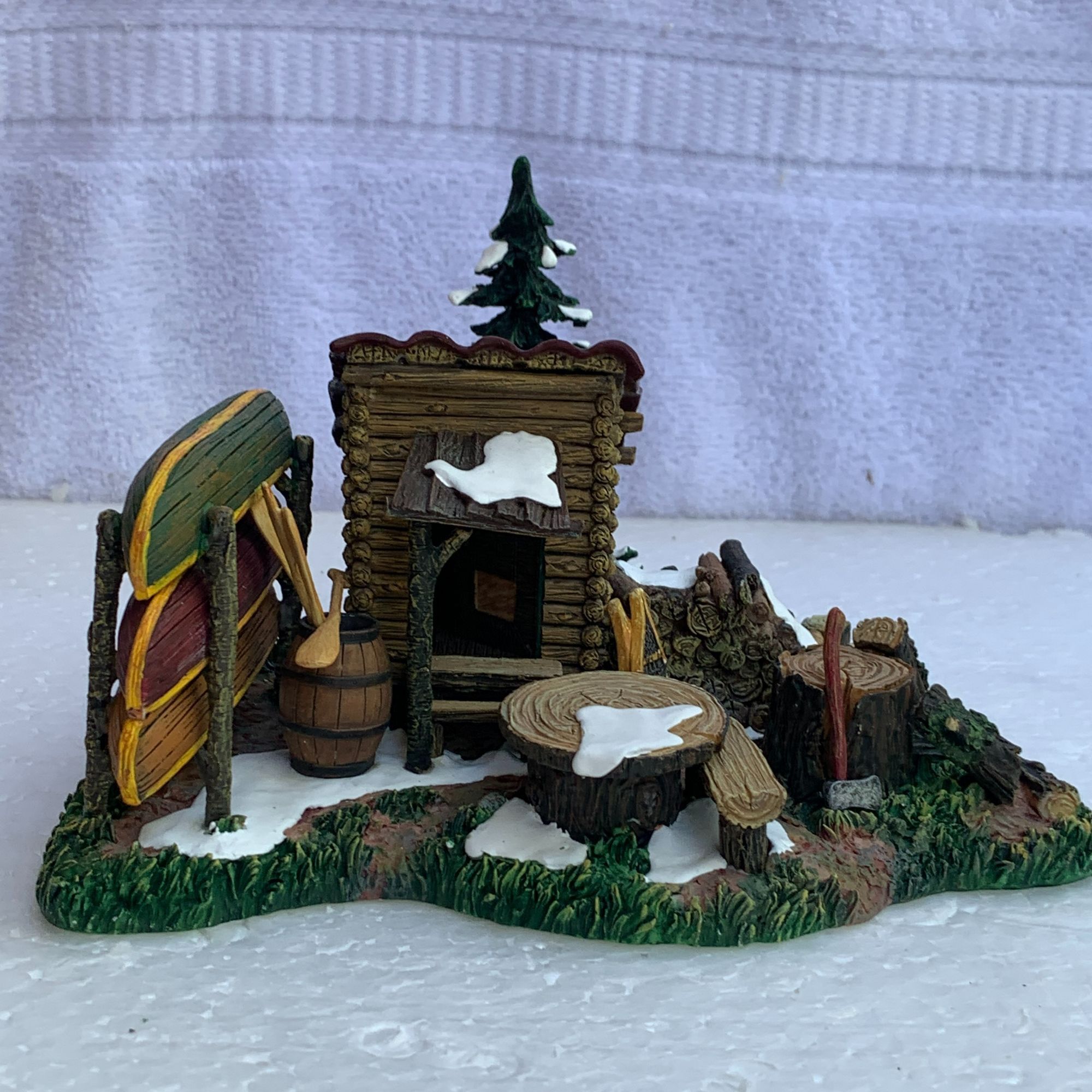 Dept 56The Woodshed & Chopping Block Christmas Village Accessory - 2000