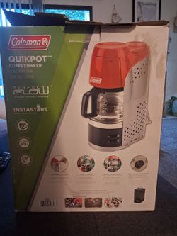 Coleman quickpot coffeemaker for camping