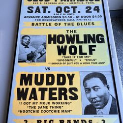 Framed Blues Poster (reprint) 