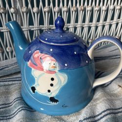 Ceramic Tea Kettle Bonus Angel Bell 
