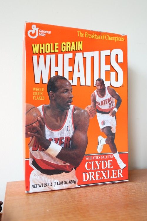 Vintage Clyde Drexler Wheaties Box