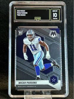 2021 Mosaic 🔥 Micah Parsons 🔥 Rookie GMA 10 💎 Mint - Cowboys / Green Bay Packers