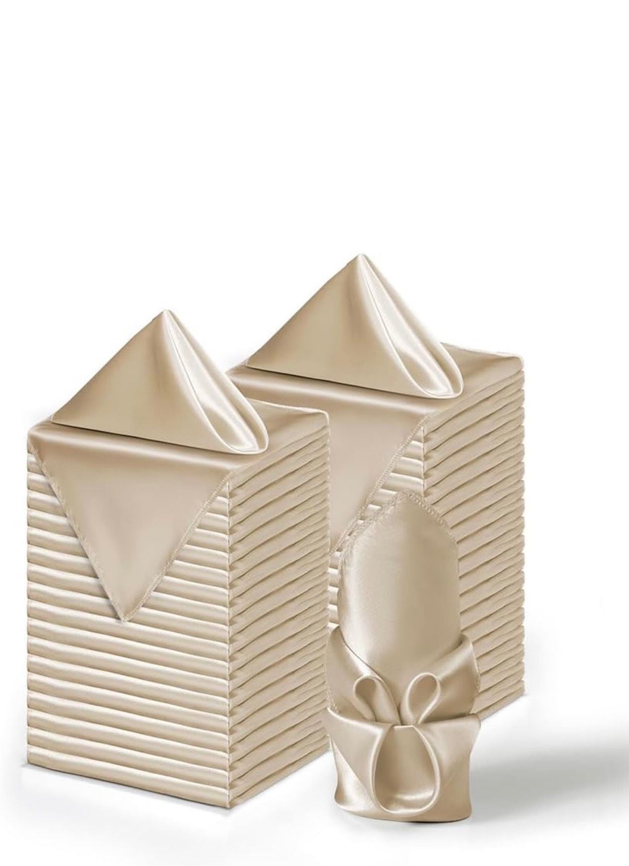 Wedding napkins (Champagne)