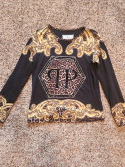 Girl's Designer Philipp PLEIN shirt 8(years)