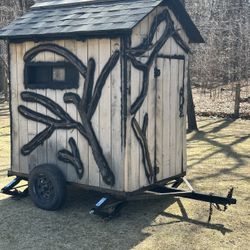 Deer Blind on Wheels