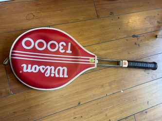 Vintage Wilson T3000 tennis racquet from the 1970s,