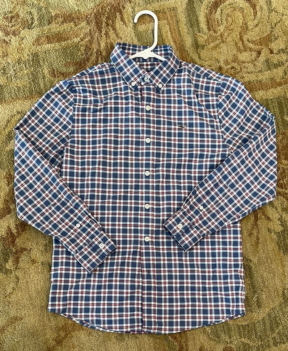 Vineyard Vines by Shep & Ian Whale Shirt - Button Down, Youth Medium