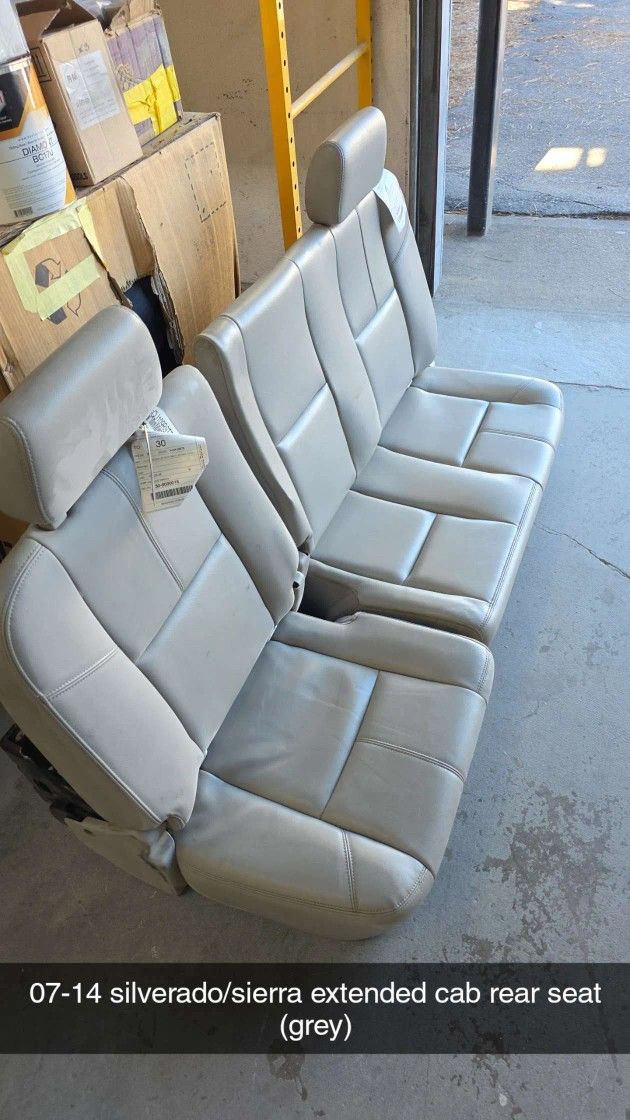 07-13 Silverado Extended Cab Rear Seat