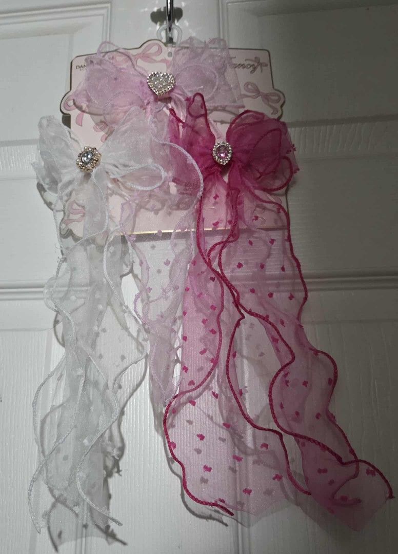 Girls Set Of 3 Hair bows
