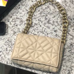 Zara Quilted Chain Purse