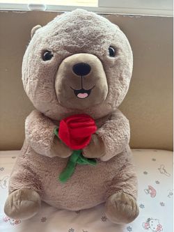 XL brown capybara plush