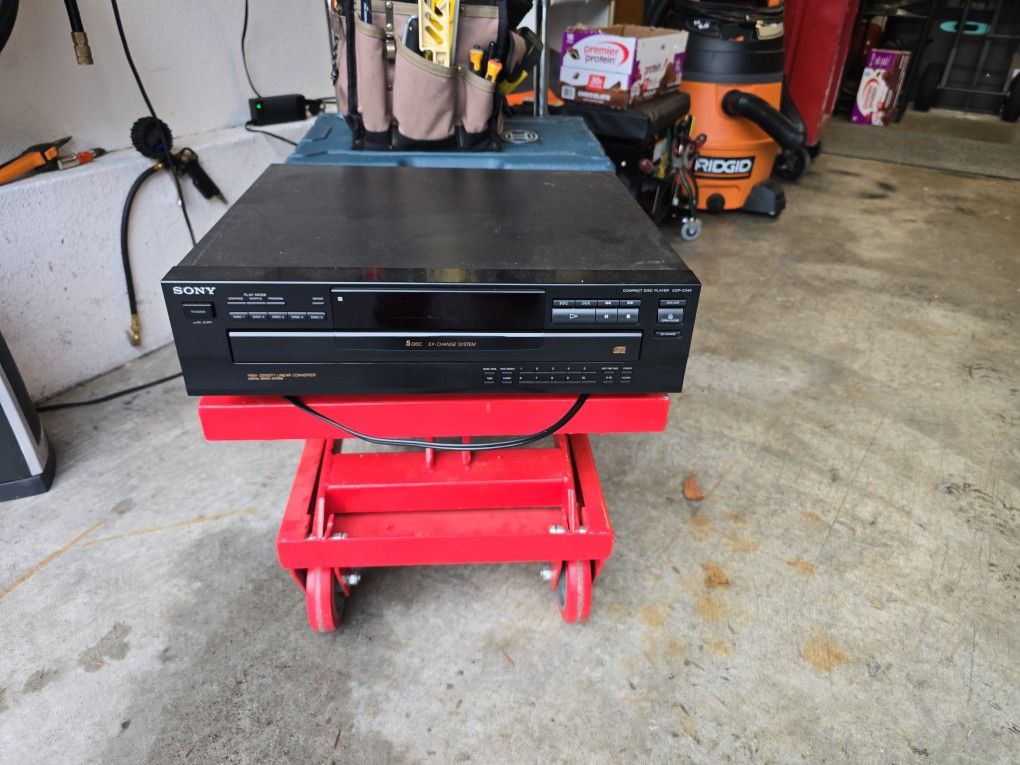 Sony 5 Disc CD Player 