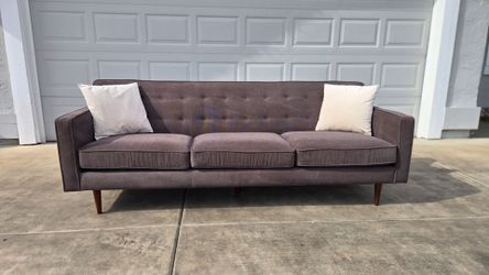 Free Delivery// RC Willey Rosa Mid-Century Modern Sofa