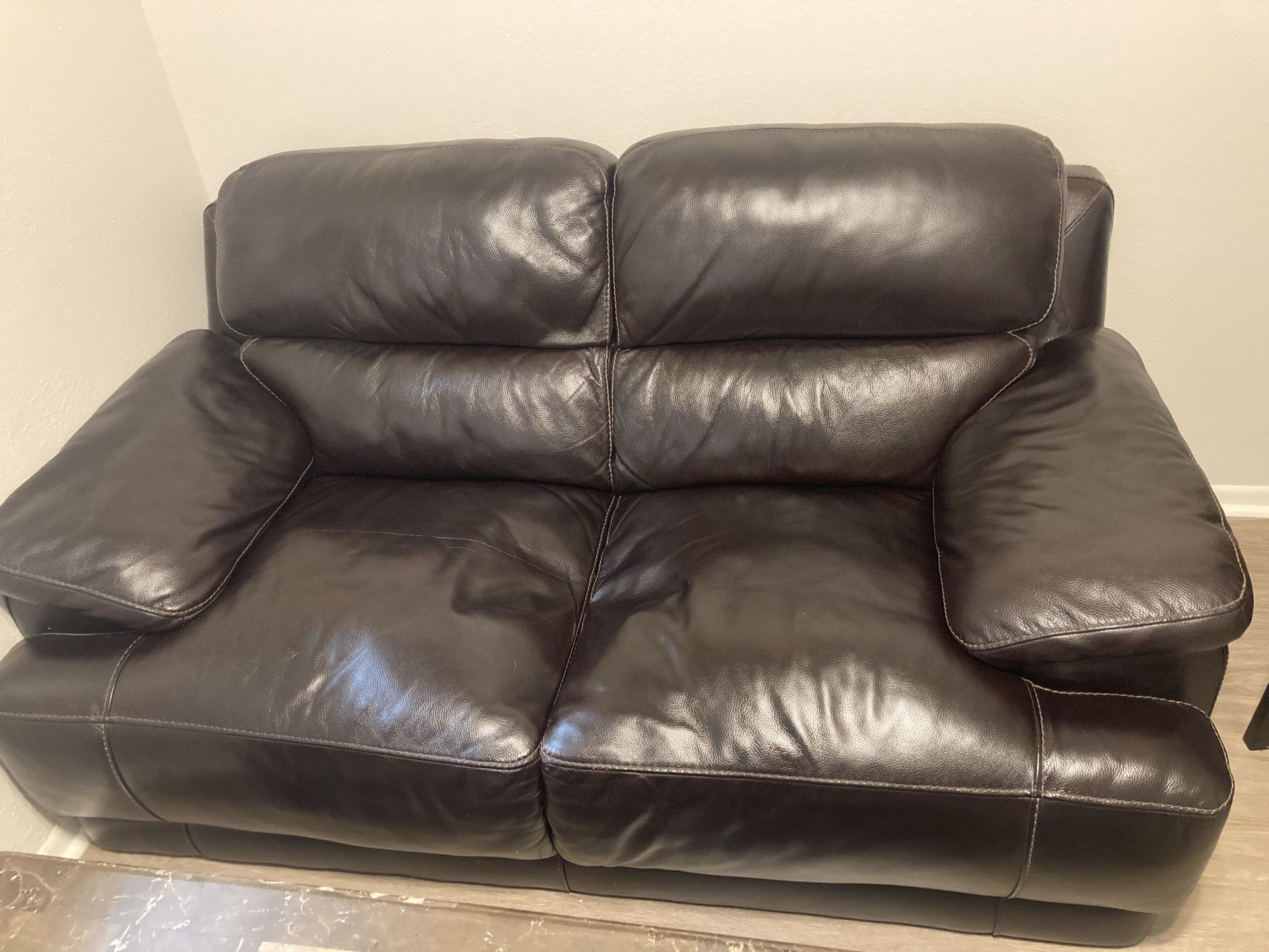 Leather sofa