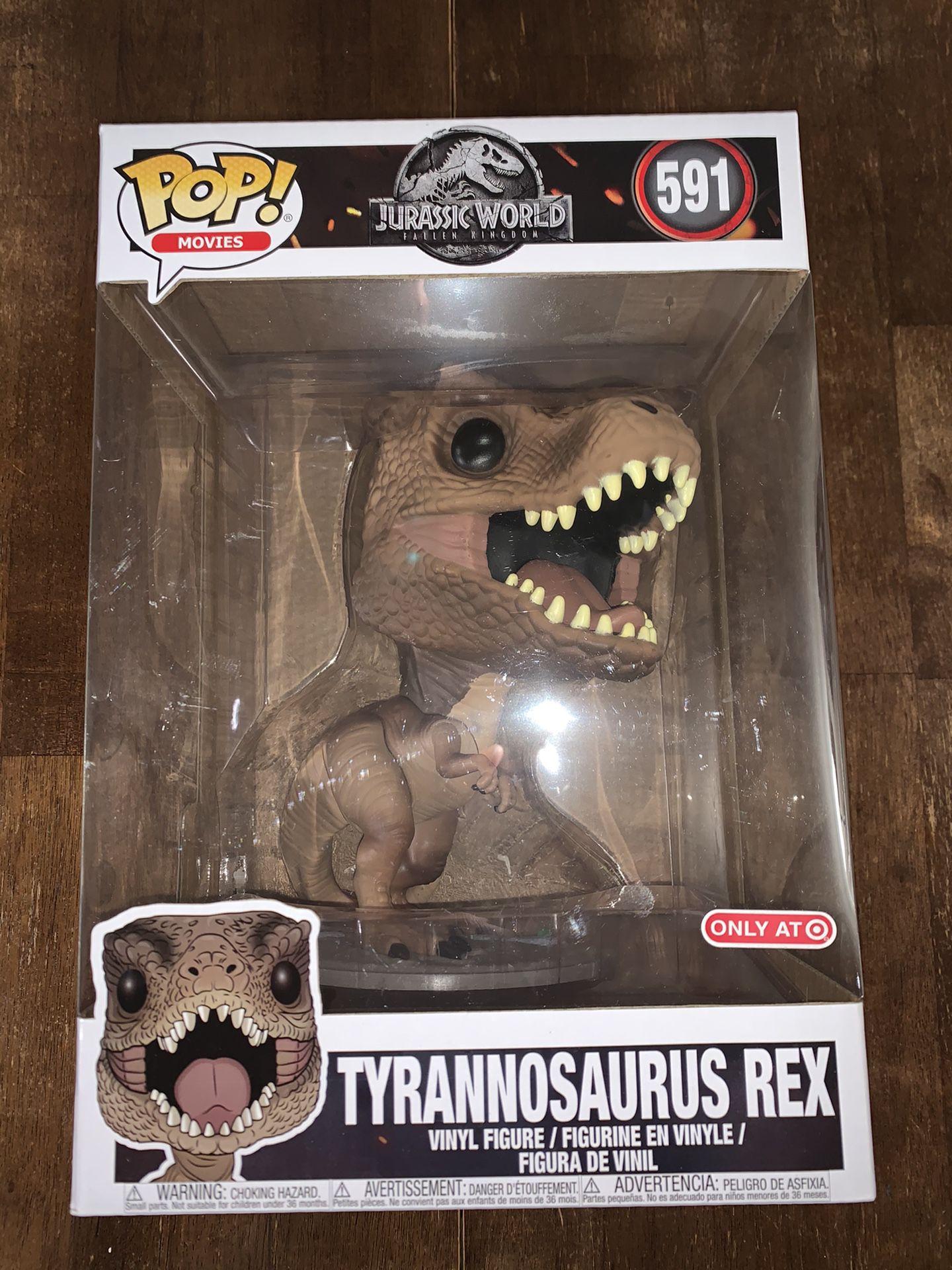 Jurassic World Funko Pop Tyrannosaurus Rex T Rex 10 Inch #591 Target Exclusive NEW