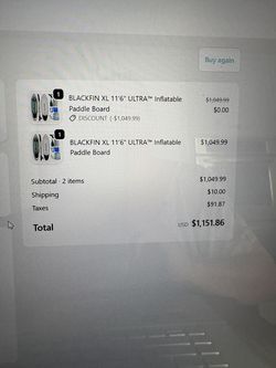 Brand new paddle boards