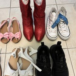 Size 13 girls Sandals Sneakers and Boots 