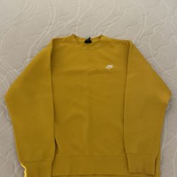 Size XL Nike Yellow Sweater