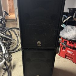 Yamaha BR15 PA Speakers Pair