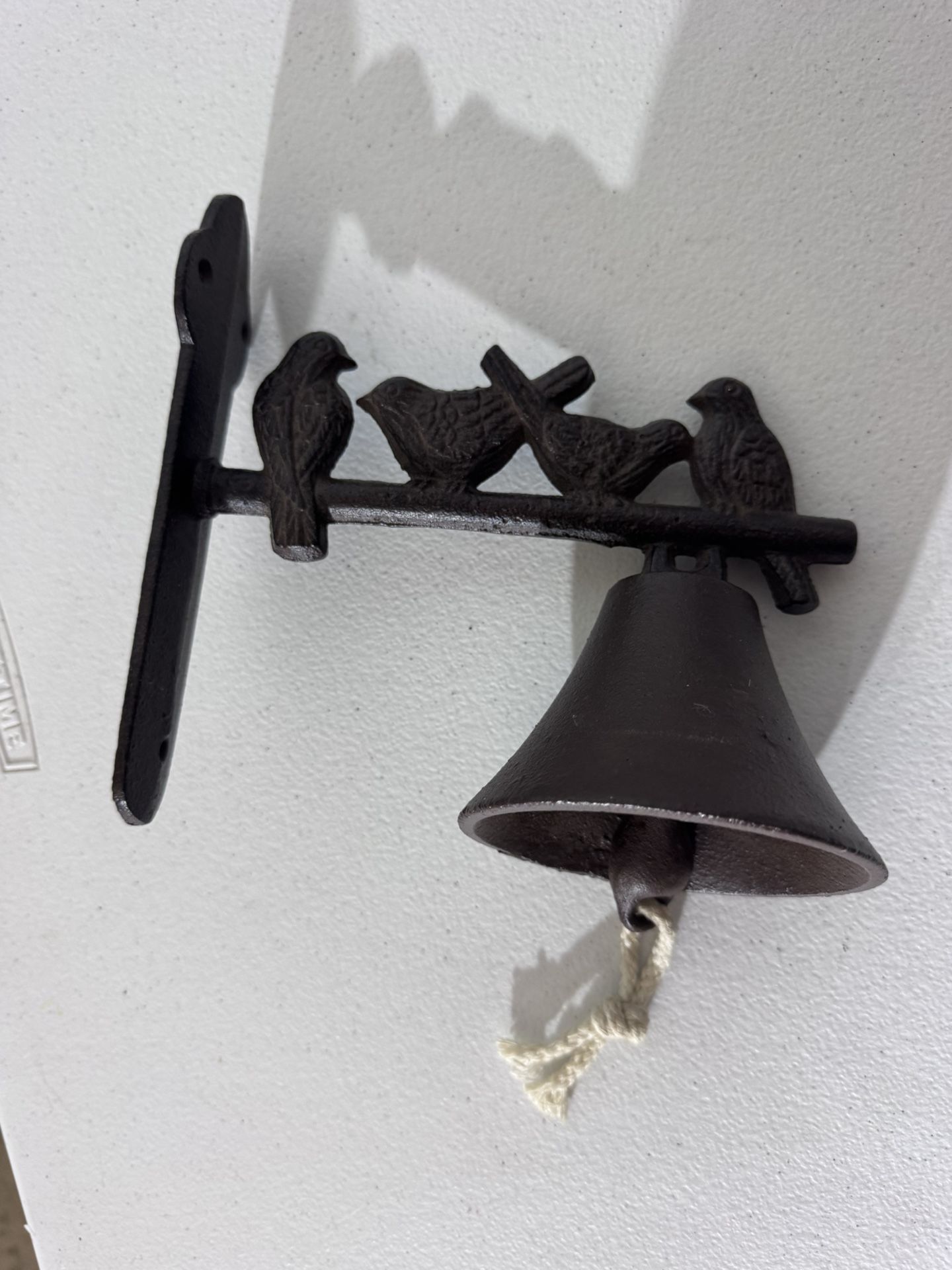 Vintage Cast Iron Door Bell – Birds – Rustic / Farmhouse Decor