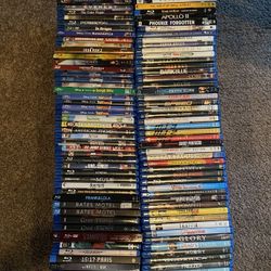 Huge Lot Of Blu Ray Movies (2 Slides)