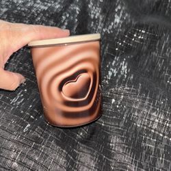 Valentine’s hearts chocolate candle
