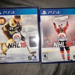 PS4 - NHL 15 & NHL 16