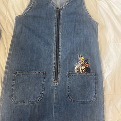Vintage denim dress
