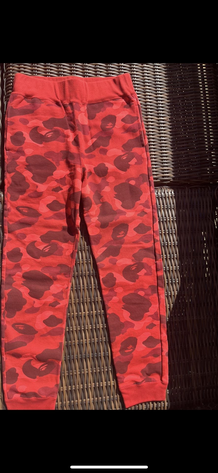 RED BAPE CAMO PANTS